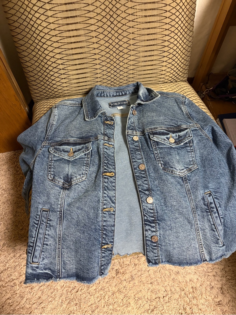 Maurice’s Light Blue Denim Trucker Jacket - Women's